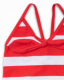 Fato de banho às riscas para menina Hello Playa