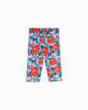 Legging malha com estampado pirata para menina Hello Playa