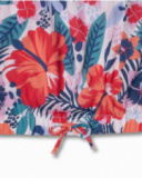 T-shirt lisa estampada para menina Hello Playa