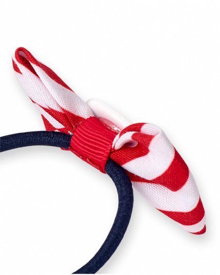 Set de 2 scrunchies azuis para menina Beach Day Set de 2 scrunchies azuis para menina Beach Day