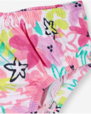 Vestido malha branco para menina Hora de plantar