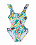 Triquíni estampado para menina Treasure Island