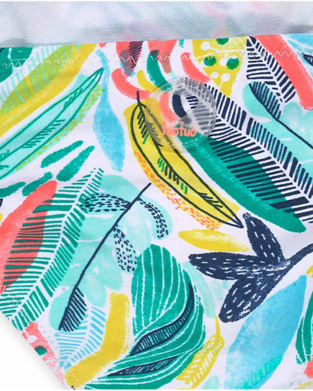 Triquíni estampado para menina Treasure Island