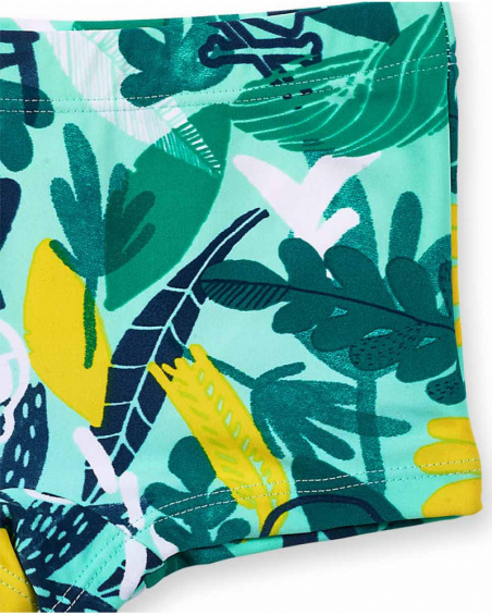 Maiô boxer estampado para menino Treasure Island