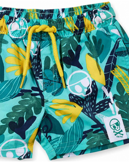 Short de natação menino estampado Treasure Island Short de natação menino estampado Treasure Island
