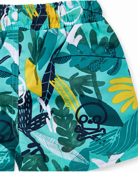 Short de natação menino estampado Treasure Island Short de natação menino estampado Treasure Island