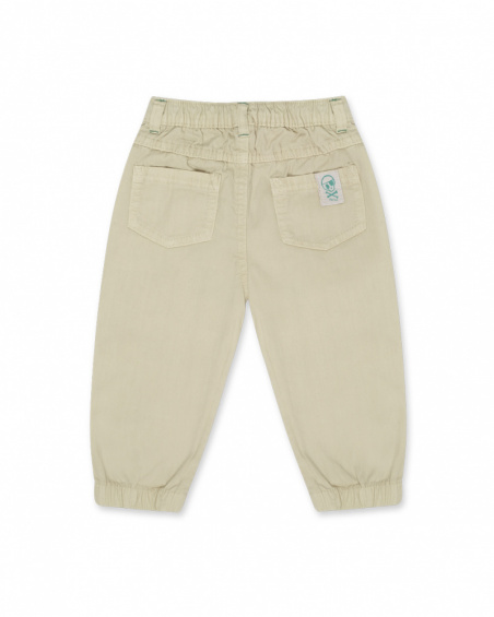 Calça de sarja cinza menino Treasure Island