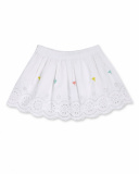 Saia branca de popeline menina Treasure Island