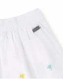 Saia branca de popeline menina Treasure Island