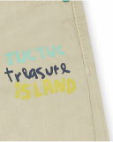 Bermudas de sarja cinza menino Treasure Island