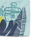 T-shirt de malha branca verde para menino Treasure Island