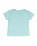 T-shirt azul de menino de malha Treasure Island