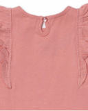 T-shirt de malha rosa para menina Treasure Island