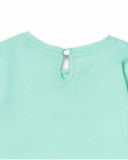 T-shirt de malha verde com estampado para menina Treasure Island