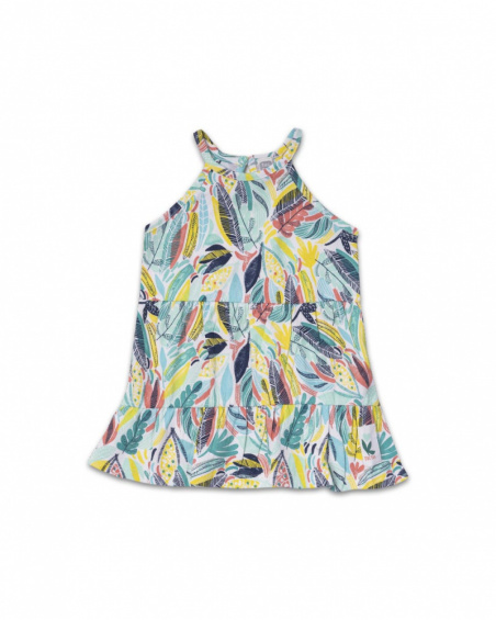 Vestido de malha estampado menina Treasure Island