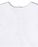 Vestido de malha branco amarelo para menina Treasure Island