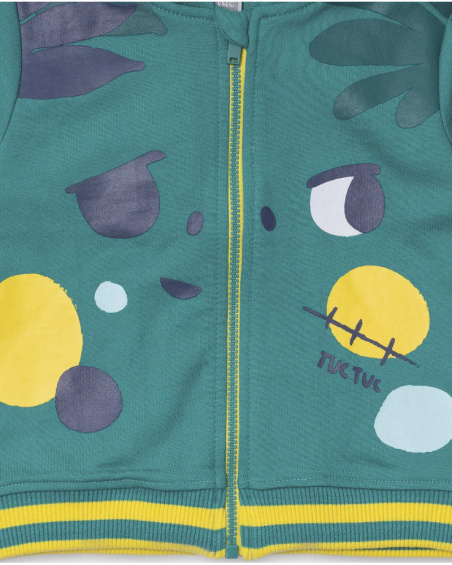 Camisola polar verde para menino Ilha do Tesouro