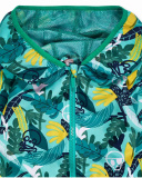 Casaco corta-vento estampado para menino Treasure Island