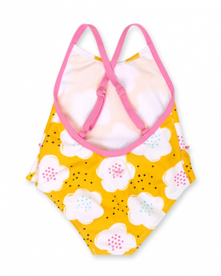 Fato de banho amarelo para menina Tiny Critters