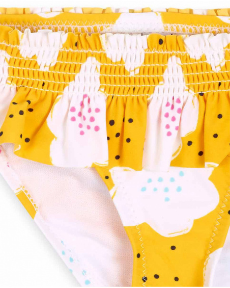 Meia amarela da menina Tiny Critters