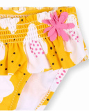 Meia amarela da menina Tiny Critters