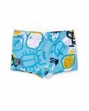 Cueca samba-canção infantil azul Tiny Critters