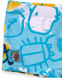 Cueca samba-canção infantil azul Tiny Critters