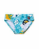 Fato de banho azul para menino Tiny Critters