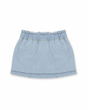 Saia jeans azul para menina Tiny Critters
