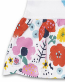 Vestido branco de malha para menina Tiny Critters