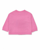 Jaqueta plush rosa para menina Tiny Critters