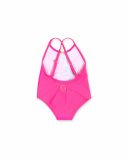 Fato de banho fúcsia menina concha