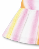 Saia lisa multicolorida para menina Seashell
