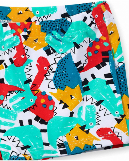 Fato de banho boxer branco Juicy menino