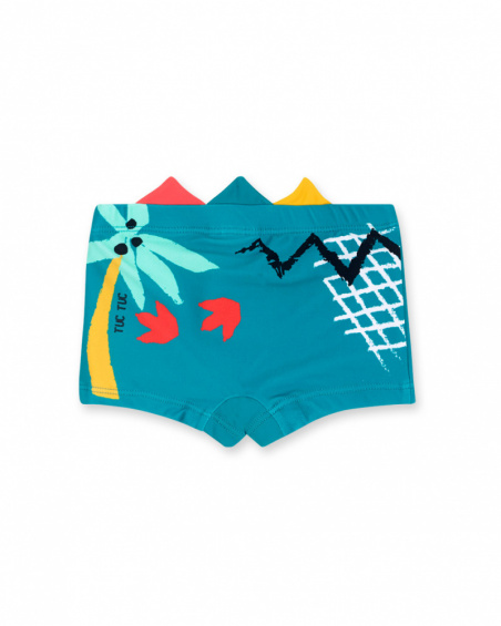 Fato de banho boxer verde para menino Juicy