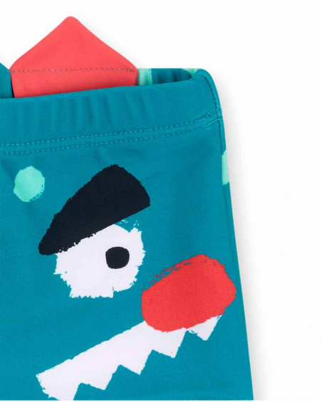 Fato de banho boxer verde para menino Juicy