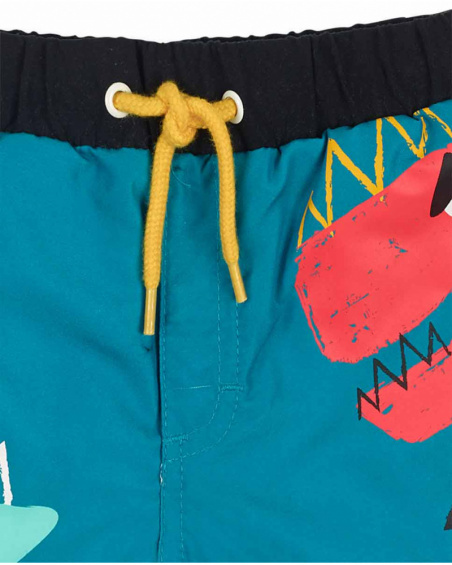 Bermuda de banho verde para menino Juicy