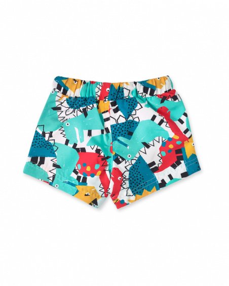 Bermuda de banho branca para menino Juicy