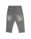 Calças compridas de ganga pretas para menino Juicy