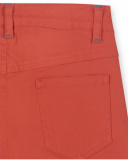 Short de sarja vermelho para menino Juicy