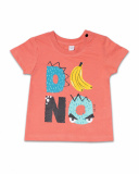 T-shirt malha vermelha para menino Juicy