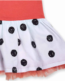 Vestido vermelho de malha para menina Juicy
