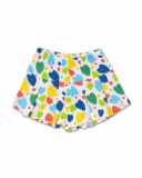 Calção de malha branco para menina Holidays