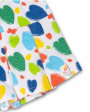 Calção de malha branco para menina Holidays