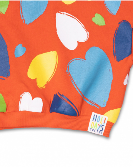 Camisola de lã vermelha para férias de menina Camisola de lã vermelha para férias de menina