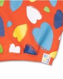 Camisola de lã vermelha para férias de menina Camisola de lã vermelha para férias de menina