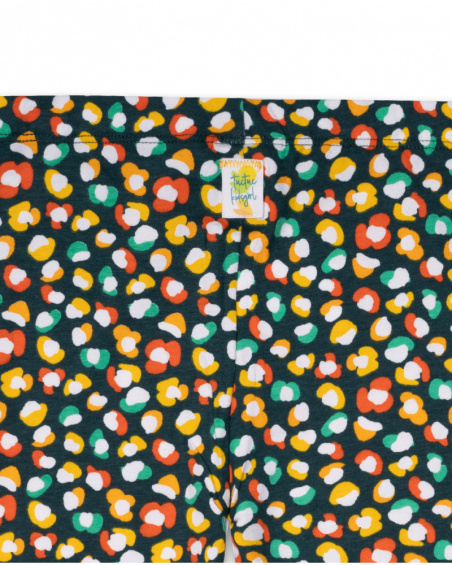 Legging de tricô com estampa de pirata para menina Tropic