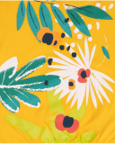 T-shirt de malha amarela para menina Tropic Feelings