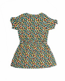 Vestido de malha verde para menina Tropic Feelings