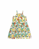 Vestido de malha estampado para menina Tropic Feelings